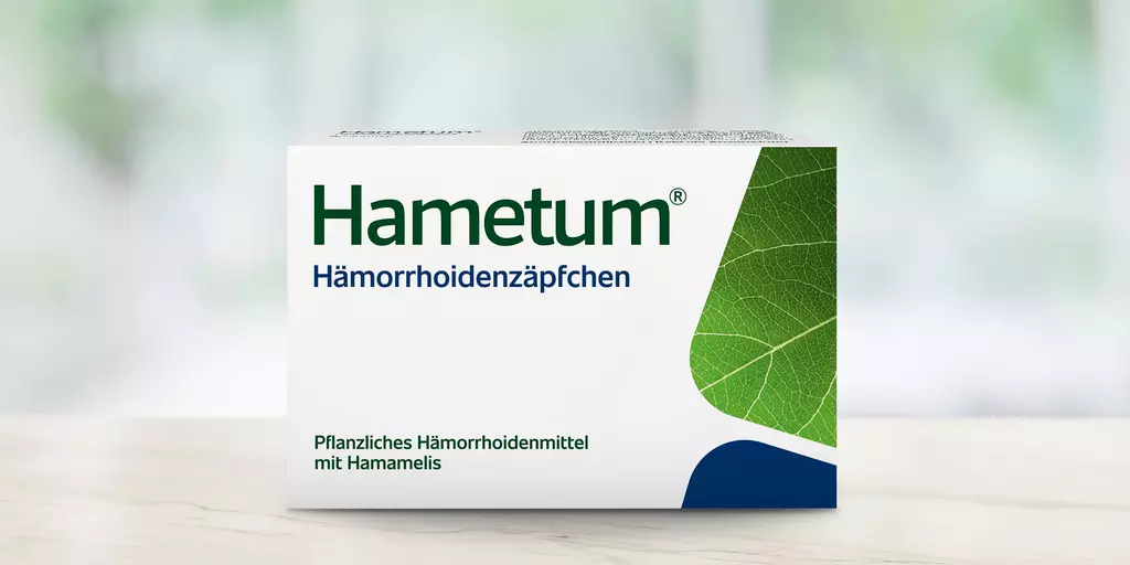 Packungsabbildung Hametum Hämorrhoidenzäpfchen