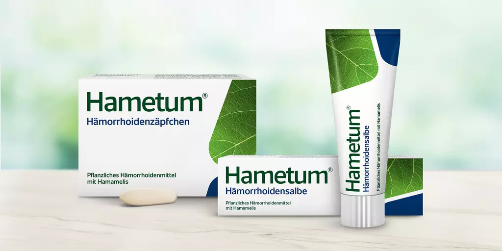Hametum Hämorrhoidensalbe und Zäpfchen