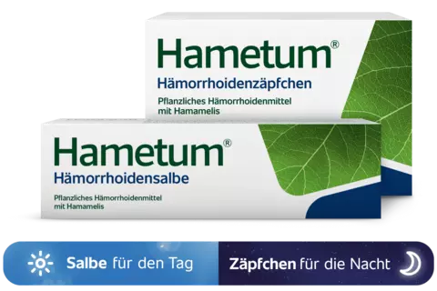 Hametum Hämorrhoiden-Set: Hämorrhoidensalbe und -zäpfchen