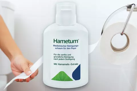 Hametum Medizinischer Reinigungsschaum für den Popo