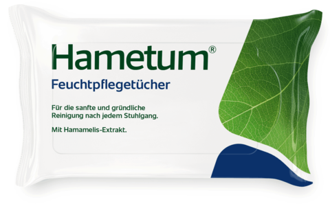 Packungsabbildung Hametum Feuchtpflegetücher