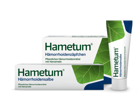 Hametum Hämorrhoiden-Set: Hämorrhoidensalbe und -zäpfchen