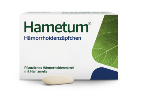 Packungsabbildung Hametum Hämorrhoidenzäpfchen