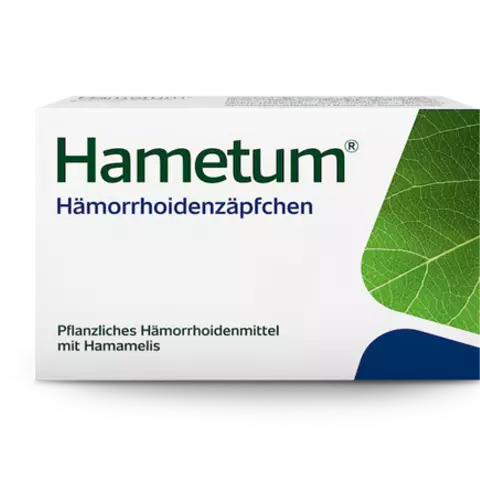 Packungsabbildung Hametum Hämorrhoidenzäpfchen